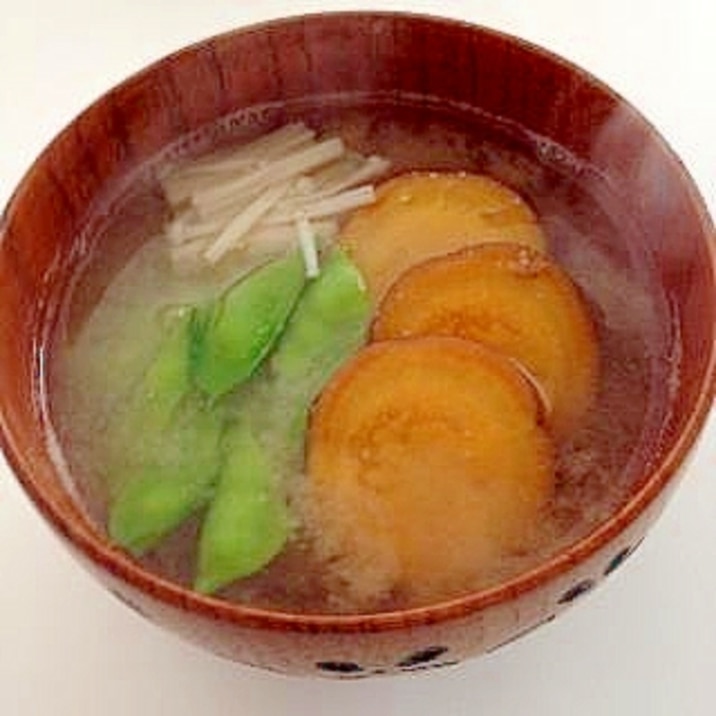 絹さやとさつまいもの味噌汁 レシピ 作り方 By 朝ごはん本舗 楽天レシピ 絹さやとさつまいもの味噌汁 レシピ 作り方 By 朝ごはん本舗 楽天レシピ